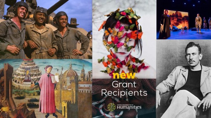 National Endowment for the Humanities new grant recipients graphic